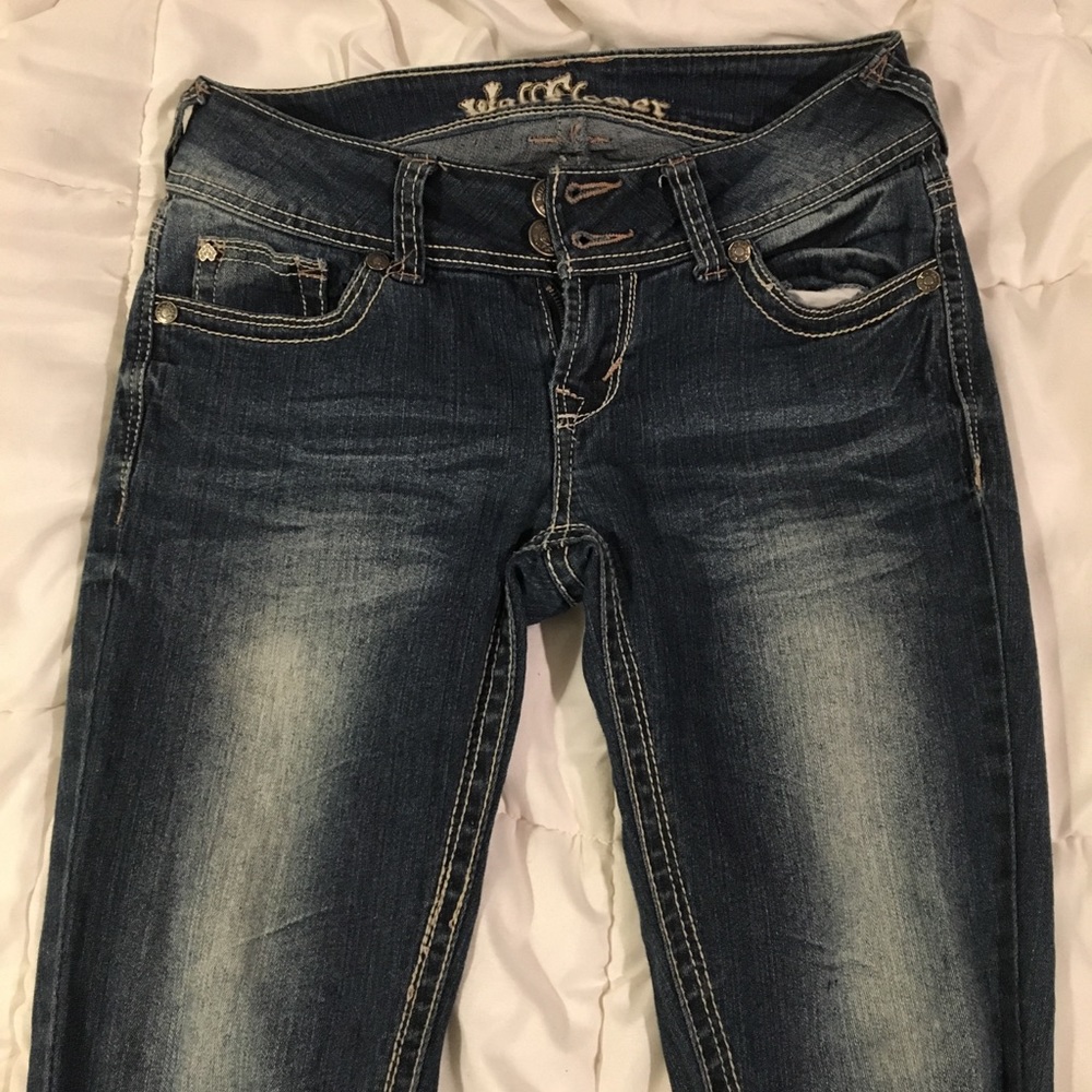 super skinny high rise denim jeans